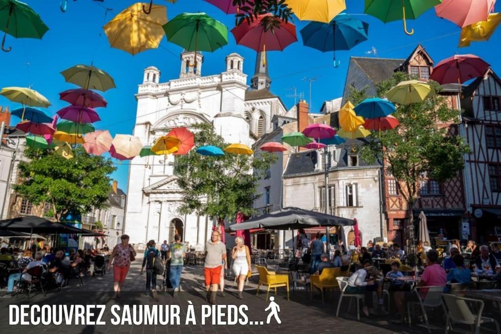 Grand Appartement Place Saint-Pierre, Proche Chateau De Saumur Et Bord De Loire" Zewnętrze zdjęcie